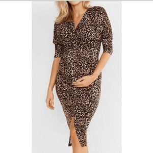 Jessica Simpson twist front maternity dress